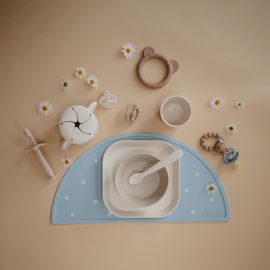 Siliconen placemat - White daisy