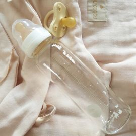 Glazen babyflesjes - 3-24 maanden - 240 ml - 2 stuks