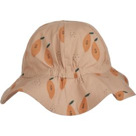 Amélia omkeerbare zon hoed - Papaya / Pale tuscany