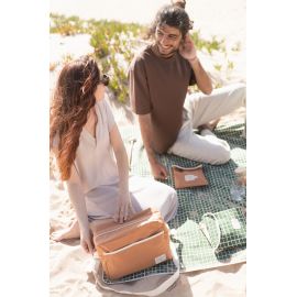 Eco Snack Bag Dubbele Pocket 19x19 - Mosaic