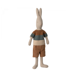 Konijn maat 4, klassiek - gebreide shirt en shorts