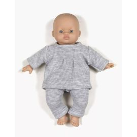 Collection Babies - Set poppenkleding Les Basiles - Gris clair