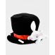 Den Goda Fen - Magician Hat W. Rabbit & verstelbare grootte toverstok