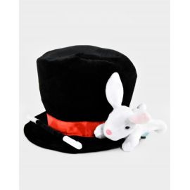 Den Goda Fen - Magician Hat W. Rabbit & verstelbare grootte toverstok