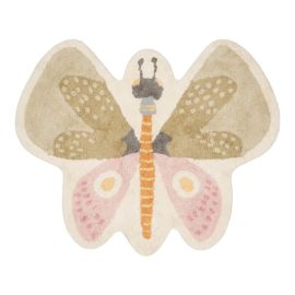 Vloerkleed Butterfly - 94x110 cm - Little Dutch