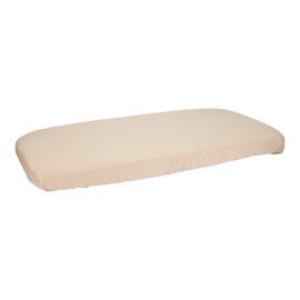 Hoeslaken Muslin Beige - Little Dutch