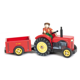 Le Toy Van - De tractor van de boerderij - Houten speelset
