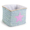 Childhome - Opbergmand Stro Ster & Wolk - 30x33x33 cm - Munt
