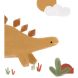 Posters (LOT DE 4) - Dinosaurs& Co - Lilipinso