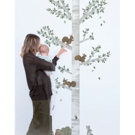 Decoratief stickervel XL - Big Birch Tree - Lilipinso