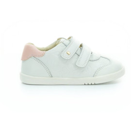 Schoenen I Walk Sprite Embossed White Seashell Shimmer - Bobux