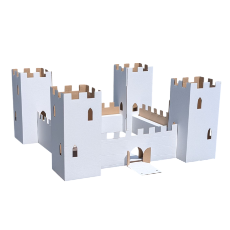 Paperpod - Witte kartonnen kasteel