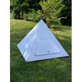 Paperpod - Witte kartonnen piramide