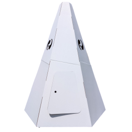 Paperpod - Witte kartonnen tipi