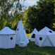 Paperpod - Witte kartonnen tipi