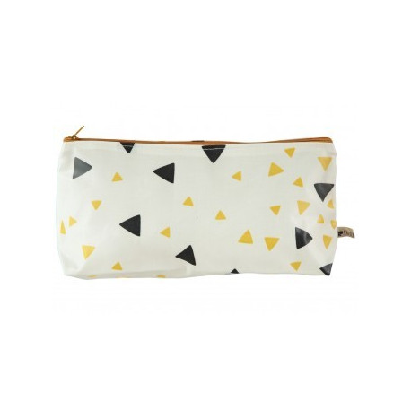 grande trousse Napoli confettis noirs et miel grande trousse Napoli confettis noirs et miel