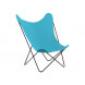 chaise design Papillon turquoise