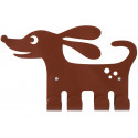 Vrolijke kapstok hond - Futte brown