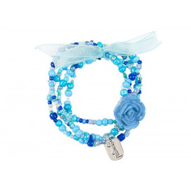 bracelet de perles bleues Carli