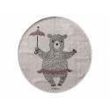 Katoenen tapijt - Dansende beer*