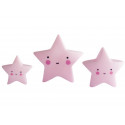 Decoratieve mini's - setje roze sterretjes