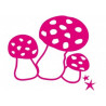 Fuchsia strijkapplicatie