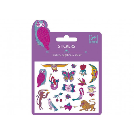 Setje metallic stickers - Chimeras Setje metallic stickers - Chimeras