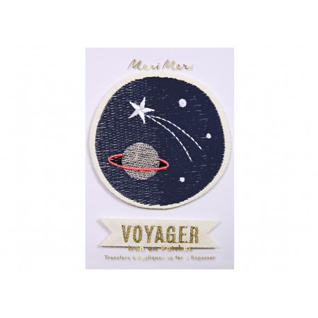 Coole set van 2 coole 'voyager' strijkapplicaties Coole set van 2 coole 'voyager' strijkapplicaties