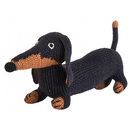 kleine crochet dashond knuffel kleine crochet dashond knuffel