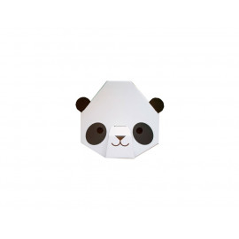 panda hoofd in karton