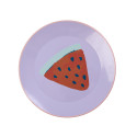 Lila emaillen bord - Watermelon