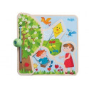 Kleurrijk houten babyboek - De seizoenen *
