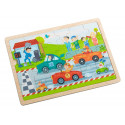 Coole houten puzzel - Snelle sportwagens