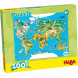 puzzel Wereldkaart (100 pcs)
