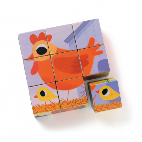 blokpuzzel PiouPiou & Cie blokpuzzel PiouPiou & Cie