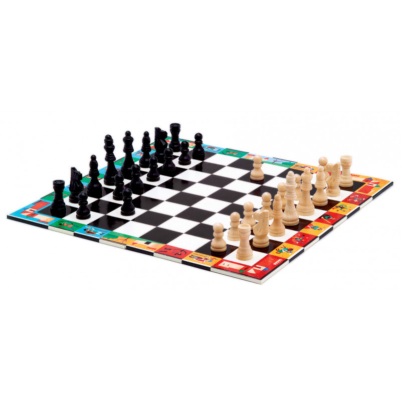 DJECO - - schaken dammen - De Kleine Zebra