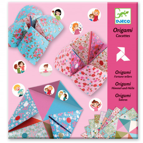bijzonder mooie origami-orakel knutselset