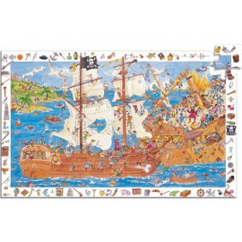 Leerrijke puzzel Piraten - 100 stukjes