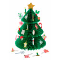 leuke adventkalender 'versier je honeycomb kerstboom'