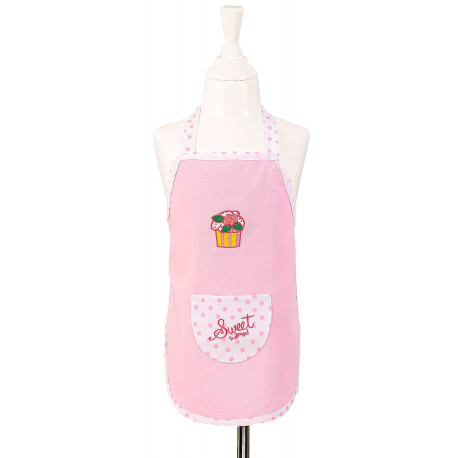 heerlijk schortje met cupcake 'Suzy' 4-7 jaar heerlijk schortje met cupcake 'Suzy' 4-7 jaar