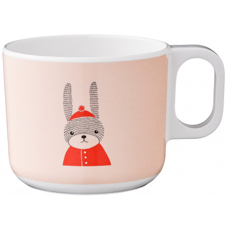 melamine kids beker met oor 'Sophia Rabbit' melamine kids beker met oor 'Sophia Rabbit'