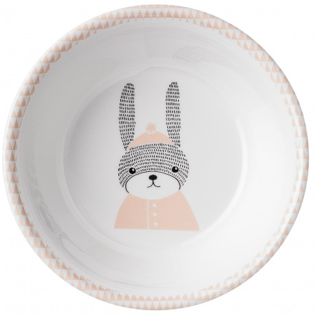 melamine bowl 'Sophia Rabbit' (Ø14 cm) melamine bowl 'Sophia Rabbit' (Ø14 cm)