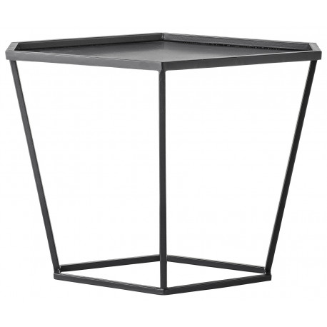 zwarte 'Diamond shaped' bijzettafel zwarte 'Diamond shaped' bijzettafel