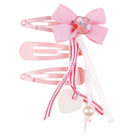 set van 3 roze haarclipjes Cayen set van 3 roze haarclipjes Cayen