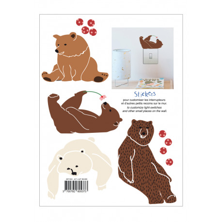 Just a Touch stickerset LAZY BEARS