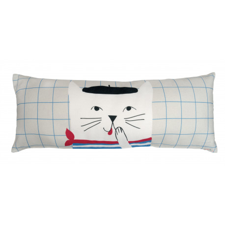 grappig kussen 'French Cat' grappig kussen 'French Cat'