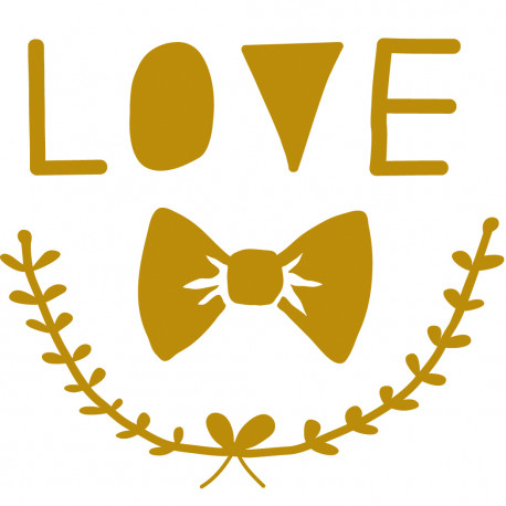 liefdevolle 'LOVE' sticker om te decoreren liefdevolle 'LOVE' sticker om te decoreren