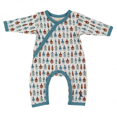 pyjama in biokatoen met robots pyjama in biokatoen met robots