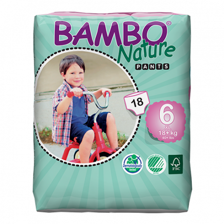Ecologische trainingsbroekjes van Bambo Nature XL (18+ kg) - 18 stuks