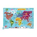 Wereldse puzzel & poster Steden van de wereld - 200 stukjes